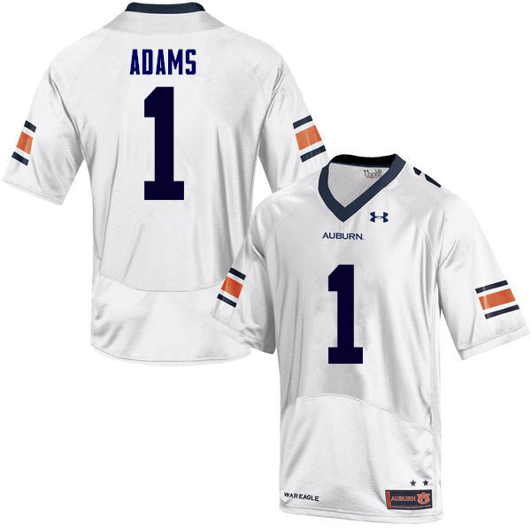 Men Auburn Tigers #1 Montravius Adams College Football Jerseys Sale-White